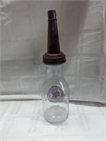 Magnolia Petroleum Company 1 quart glass bottle