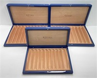 (3) X DAVIDOFF ROYAL RELEASE CIGAR BOXES