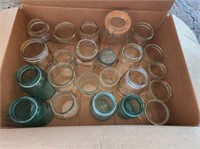 Assorted Vintage Canning Jars