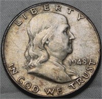USA Franklin Half Dollar 1948-D
