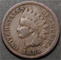 USA Indian Head Cent 1884