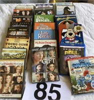 DVDs - 21 - includes 2 blueray and 2 multi pks