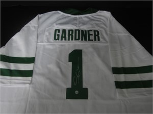 Sauce Gardner signed football jersey COA