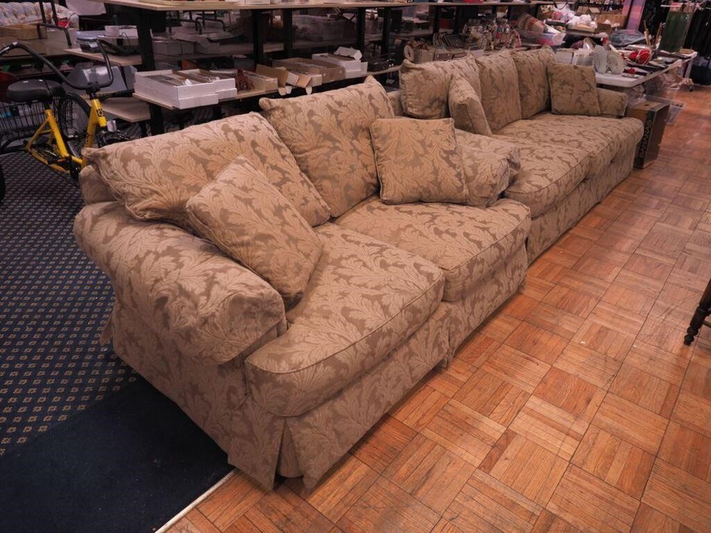 Thomasville three-cushion sofa and two-cushion