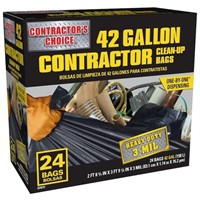 Contractor's Choice Contractor 42-gallons Black