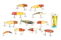 Lot of 12 Vintage Fishing Lures PICO & More