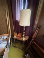 Lamp Table, Lamp & Misc