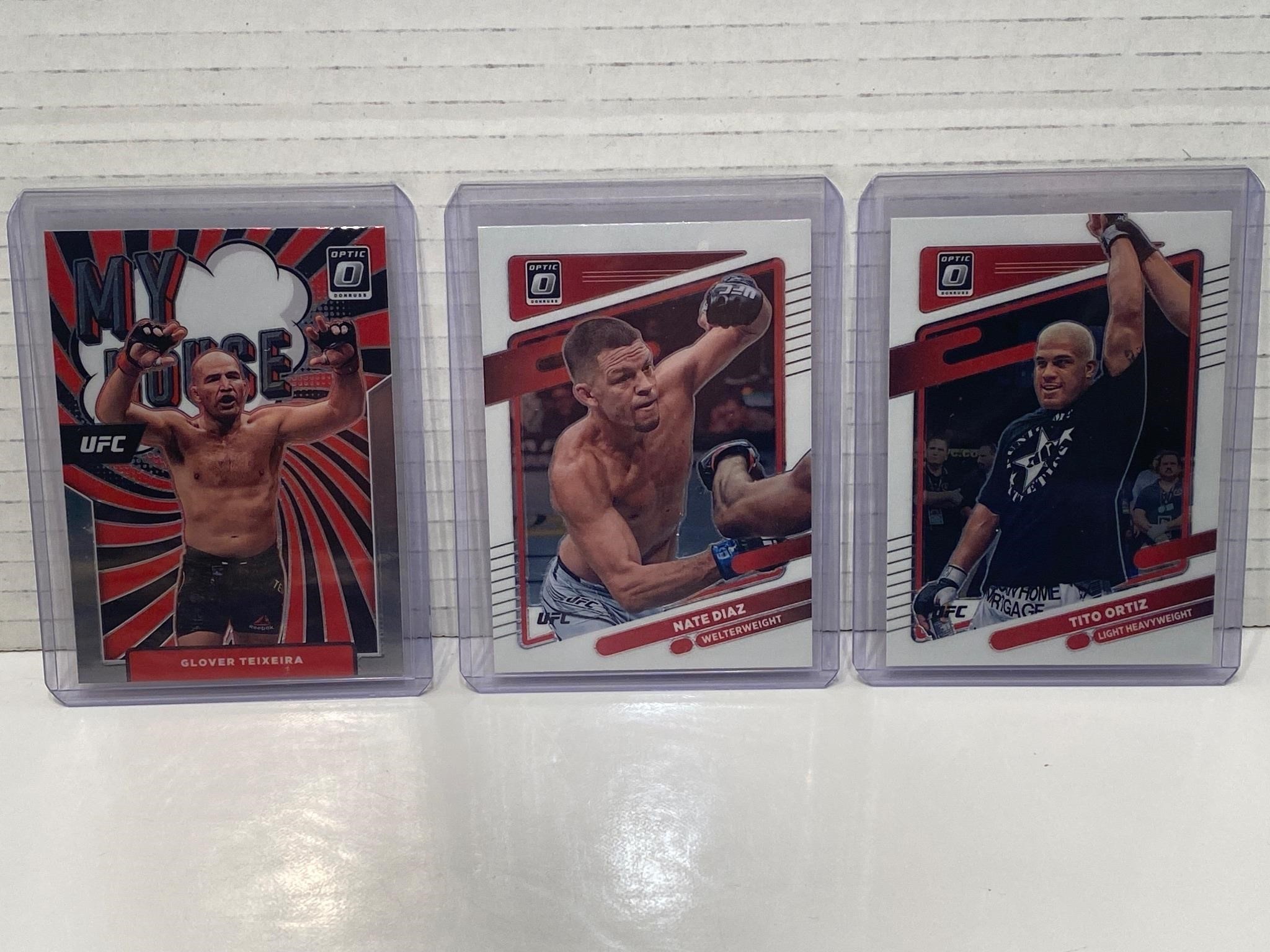 3 X UFC Card Lot
