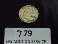 1957 Benjamin Half Dollar