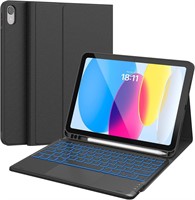 NEW $70 10" iPad Case w/Keyboard & Pencil Holder