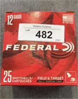 12 Gauge Federal 25 ShotShells