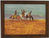 Painting of Native American Warriors