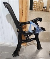 2- Cast Iron park bench ends