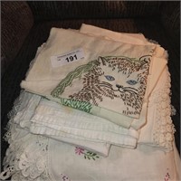 Vintage Towels ( Embroidered) , Fancy Work