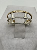 Sterling Gold Vermeil Fancy Abstract Ring
