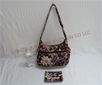 Vera Bradley Handbag & Matching Wallet