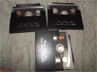 1996, 1997, 1998 US SILVER Proof Sets