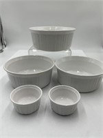 Corning ware bowls casseroles