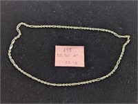 Sterling Silver Necklace - 22.1g