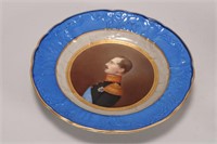 Imperial Russian Porcelain Plate,