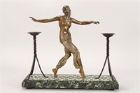 Good Art Deco  'Fille de Harem'  Bronze Figure,