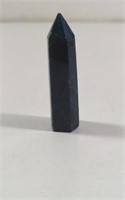 Natural Deep Green Obelisk Stone Tower