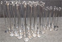 (55) Winco Stainless Steel Table Number Holders