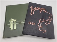 1962 & 64 Harveyan Yearbooks