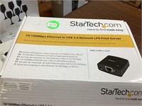 StarTech 10/100mbps Ethernet to USB print server