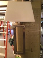 Metal rectangle designer lamp & shade