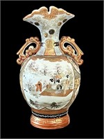 Antique Japanese Handpainted Imari Period Vase