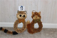 Racoon & Fox Wreaths
