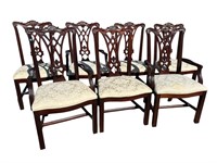 7 THOMASVILLE CHIPPENDALE CHAIRS