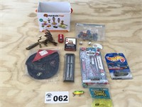 ASSORTMENT OF MISC TOYS, ITEMS