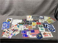 Collection of Vintage Stickers, See Photos