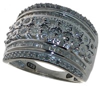 Quality 1.00 ct Round & Baguette Diamond Ring