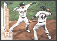 Rookie Card  Yordan Alvarez Alex Bregman