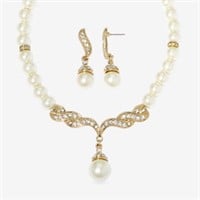 Monet Jewelry Y Necklace And Drop Earring 2-pc. Si