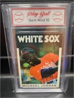 1986 Topps White Sox Michael Jordan Rookie Graded