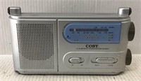 COBY AM/FM TV1 TV2 WEATHER BAND RECEIVER