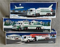 3 Hess Trucks in Boxes