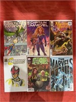 6 bagged and backed comics