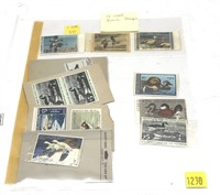 Lot: 12 Assorted Duck Stamps