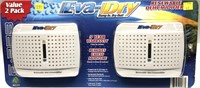 Eva-Dry renewable dehumidifiers, 2-pack, new in