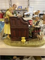 Norman Rockwell the marriage license figurine