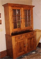 Tiger Maple 2 Piece Cupboard