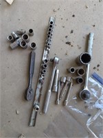 Sockets and wrenches mixture