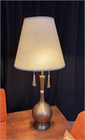 Large Mid Century Table Lamp with Shade