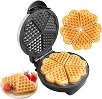 Heart Waffle Maker - Non-Stick Griddle Iron