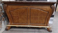 11 - MICHAEL AMINI HOME BAR W/ MARBLE TOP